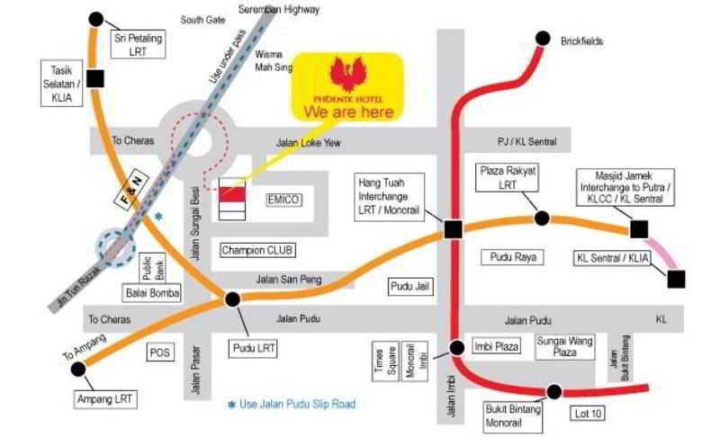 Phoenix Hotel Kuala Lumpur Dış mekan fotoğraf